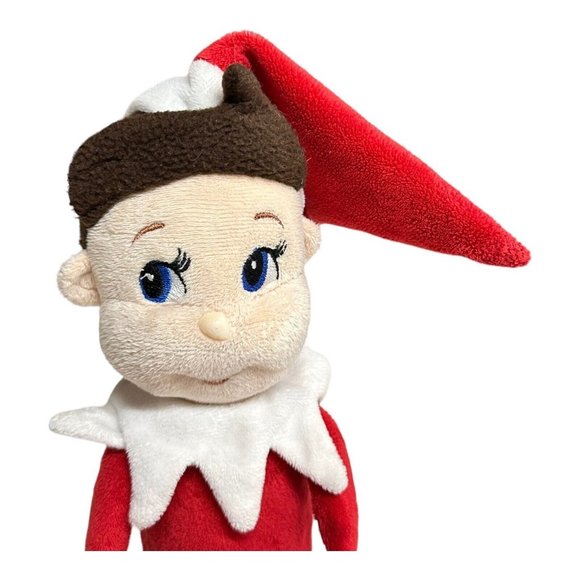 2005 Pixie Boy Christmas Magic Elf on the Shelf Plushee Pal Knee Hugger Blue Eye - Picture 2 of 9